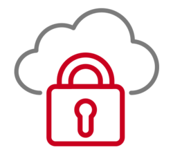 Icon Sicherheit in der Cloud