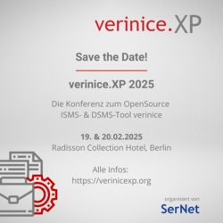 Save the Date verinice.XP 2025