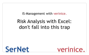 Videoscreen "Risk Analysis with Excel"