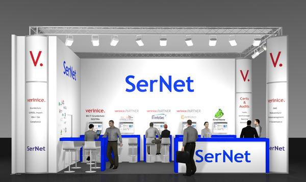 SerNet-Stand auf der it-sa 2015