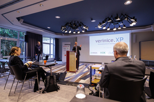 Johannes Loxen und Michael Flürenbrock eröffnen die verinice.XP 2023