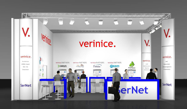 [Translate to English:] verinice-Stand auf der it-sa 2016