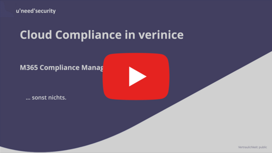 YouTube-Video "Cloud Compliance in verinice" abspielen
